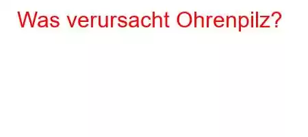 Was verursacht Ohrenpilz?