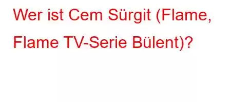 Wer ist Cem Sürgit (Flame, Flame TV-Serie Bülent)?