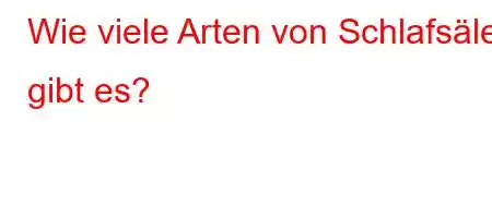 Wie viele Arten von Schlafsälen gibt es?