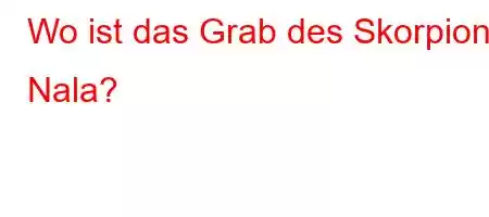 Wo ist das Grab des Skorpions Nala?